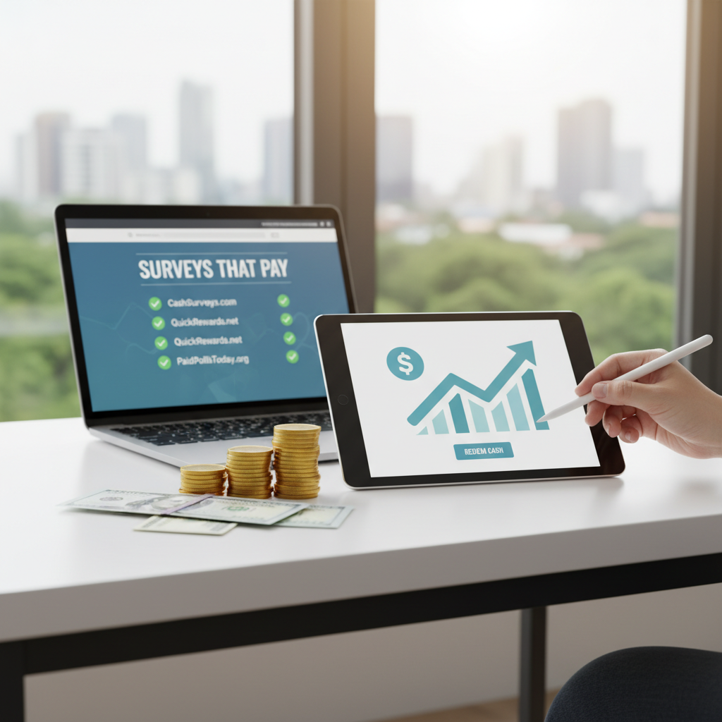 online survey sites that pay real money
